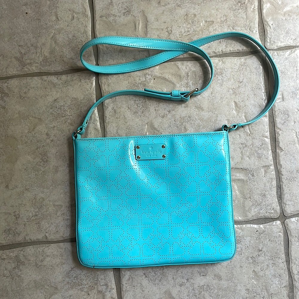 Kate Spade Blue Heart Crossbody